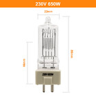 230V 650W फोटोग्राफी वीडियो लाइट फिल्म और टेलीविजन स्टेज लाइट टंगस्टन हैलोजन वार्म लाइट