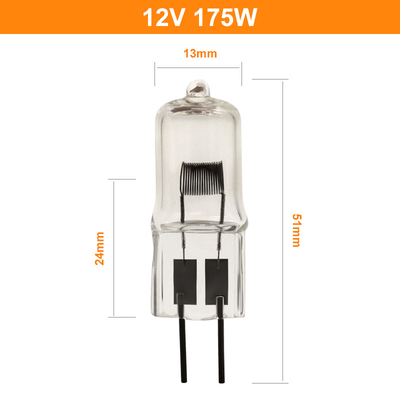 50W 150W 200W 100W क्वार्ट्ज हलोजन बल्ब रिप्लेसमेंट एयरफील्ड लैंप करंट नियंत्रित 6.6A