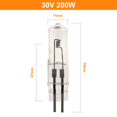 30V 200 वाट हलोजन बल्ब 2 पिन लाइटिंग डिस्प्ले क्रिस्टल लैंप 4000lm