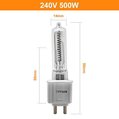 240V 500 वाट क्वार्ट्ज हलोजन बल्ब लुमेन उच्च G9.5 इन्फ्रारेड ताप थियेटर टीवी वीडियो: