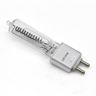G9.5 240V 1000w टंगस्टन हलोजन लैंप सिंगल एंडेड स्टेज और स्टूडियो लैंप