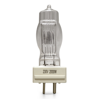 जीई Cp43 230v 2000w Gy16 लैंप क्वार्ट्ज टंगस्टन हलोजन लाइट बल्ब