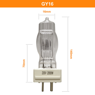 ओसराम 64788 सीपी/72 एफटीएम के लिए GY16 2000w सिंगल एंडेड हलोजन लैंप 230v