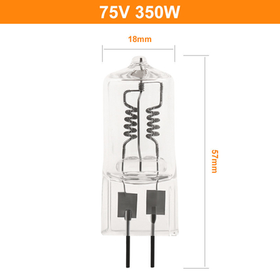 75V 350W माइक्रोस्कोप हलोजन बल्ब लोकोमोटिव ट्रेन हेडलैम्प कार फॉग लाइट्स फ्रंट लाइटिंग