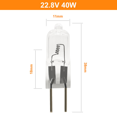 22.8V 40w हलोजन बल्ब G6.35 क्वार्ट्ज आयोडीन लैंप OSRAM 64291 XIR रिप्लेसमेंट