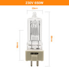 230V 650W फोटोग्राफी वीडियो लाइट फिल्म और टेलीविजन स्टेज लाइट टंगस्टन हैलोजन वार्म लाइट