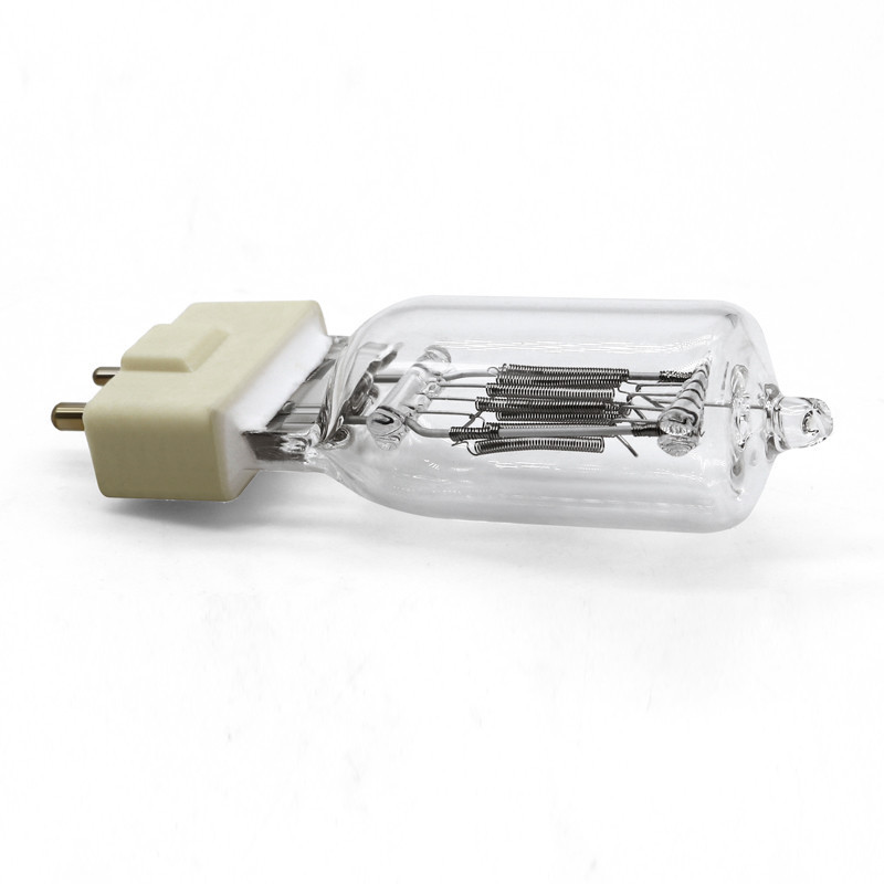GY9.5 230V 1000W सिंगल एंडेड हलोजन क्वार्ट्ज लाइट बल्ब टंगस्टन ब्रॉडवे स्टेज