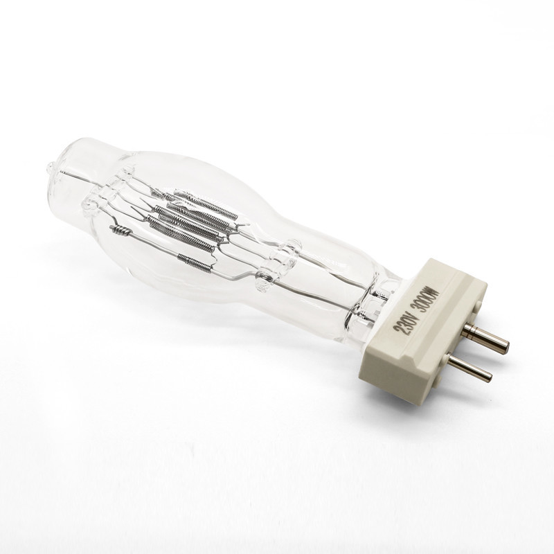 220V 230V 240V 3000w हलोजन लैंप सर्चलाइट नहर G38 हलोजन 2 पिन लाइट बल्ब